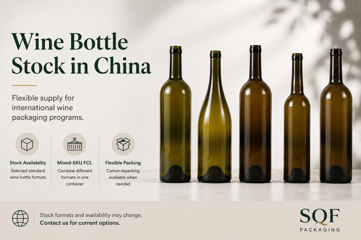 Wine Bottle Stock in China: A Flexible Supply Option for International Buyers